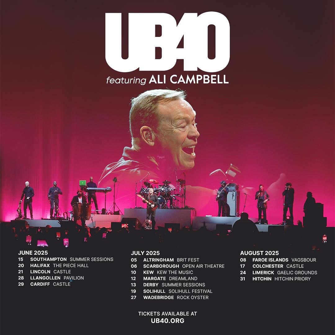 Ali Campbell Tour Poster 2026